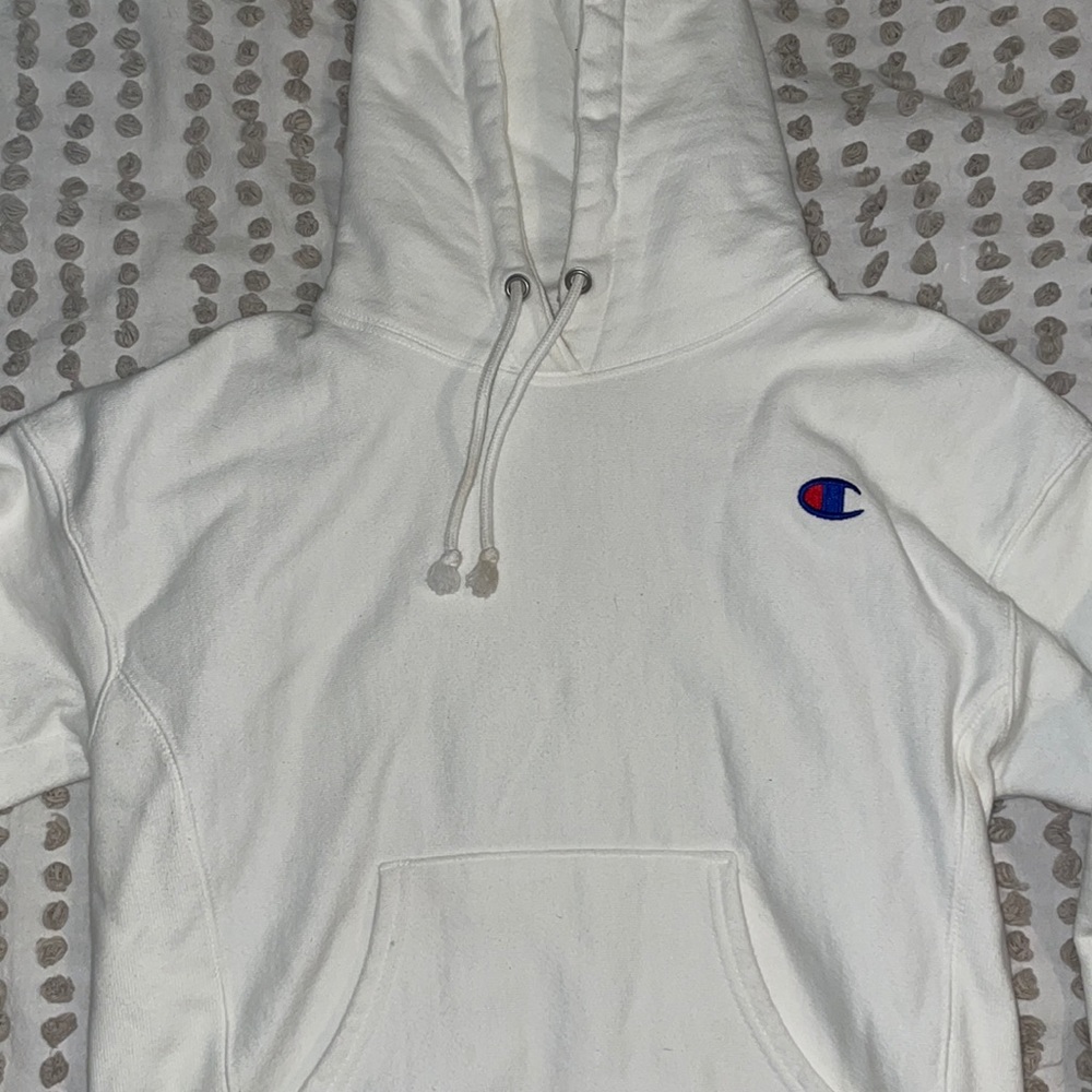 white champion hoodie